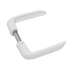 Maçaneta P/Porta Fechadura Modelo Alavanca Branca Universal