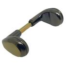Maçaneta P/Porta Fechadura Modelo Taco de Golf Bronze Universal