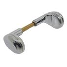 Maçaneta P/Porta Fechadura Modelo Taco de Golf Cromado Universal