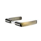 Maçaneta Porta De Casa Pali Reta 58mm Escovada Soprano