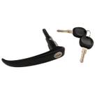 Maçaneta Porta Lateral Chave Preta Kombi Clipper 76 Até 96