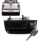 Maçaneta Puxador Tampa Porta Traseira Vw Volkswagem Saveiro G5 G6 Completa 2009 até 2019 + 2 Chaves