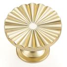 Maçanetas de armário Ravinte Decor Gold em liga de zinco redondas de 3,5 cm