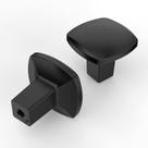 Maçanetas de cômoda Asidrama Matte Black Zinc, pacote com 10, 2,9 cm Maçanetas de cômoda Asidrama Matte Black Zinc, pacote com 10, 2,9 cm