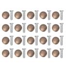 Maçanetas de gaveta HEEPDD Mini Mushroom Head Vintage 20 conjuntos