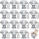 Maçanetas de gaveta Yulejo Crystal Glass Diamond Shape x50 Maçanetas de gaveta Yulejo Crystal Glass Diamond Shape x50