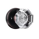 Maçanetas de vidro CLCTK Vintage Crystal Privacy com fechadura