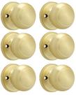 Maçanetas fictícias em aço inoxidável dourado escovado dourado dourado Maçanetas fictícias em aço inoxidável dourado escovado dourado dourado