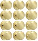 Maçanetas fictícias goldenwarm em ouro escovado, 12 peças (pacote com 6) Maçanetas fictícias goldenwarm em ouro escovado, 12 peças (pacote com 6)