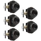 Maçanetas Haidms Oil Rubbed Bronze Interior Privacy (pacote com 5)