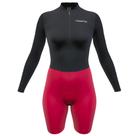 Macaquinho Ciclismo Feminino Marcio May Moove Manga Longa Red Line
