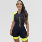 Macaquinho Ciclismo Stilo Bike Galácticas Júpter Manga Curta Macaquinho Ciclismo Stilo Bike Galácticas Júpter Manga Curta