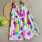 Macaquinho Curto Estampado Lindo e Fresquinho Infantil para Menina em Meia Malha Up Baby Macaquinho Curto Estampado Lindo e Fresquinho Infantil para Menina em Meia Malha Up Baby