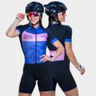 Macaquinho de Ciclismo Bike PRO Bike Lugar de Mulher Manga Curta Proteção Uv Respirável Ziper Bolsos Traseiros Forro espuma Macaquinho de Ciclismo Bike PRO Bike Lugar de Mulher Manga Curta Proteção Uv Respirável Ziper Bolsos Traseiros Forro espuma