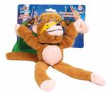Macaquinho De Pelúcia Super Kiko Com Som Polibrinq