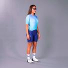 Macaquinho de Triathlon 140 Woom Feminino Azul