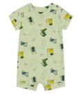 Macaquinho Infantil Bichos Trick Nick Verde - Trick Nick Baby Macaquinho Infantil Bichos Trick Nick Verde - Trick Nick Baby