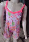 Macaquinho infantil feminino estampado rosa