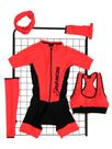 Macaquinho Para Ciclismo Rosa Flúor Savancini Fun Kit (1470,1201,1260,1230)