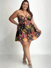 Macaquinho Plus Size com Regulagem no Busto e Amarração - REF.3000