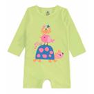 Macaquinho Praia Bebê e Infantil Proteção UV Tartaruga Verde Limão Up Baby
