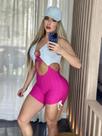 macaquinho rosa fit modelo empina bumbum