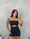 Macaquinho sem alça com Recorte na Barriga Feminino Poliamida Macaquinho sem alça com Recorte na Barriga Feminino Poliamida