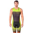 Macaquinho sem mangas triathlon elite fluor power proteção uv 50+ kauna
