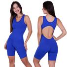 Macaquinho Short Fitness Academia Liso -c9 NINA MACAQUINHO