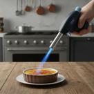 Maçarico Culinário Portátil de Cozinha Profissional Multiuso Regulagem Manual com Controle de Chama Gourmet