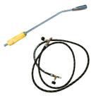 Maçarico Lança Chamas Acendedor De Churrasqueira Sapecador Frango Vassoura De Fogo Botijão Gás + Mangueira 2 Metros Maçarico Lança Chamas Acendedor De Churrasqueira Sapecador Frango Vassoura De Fogo Botijão Gás + Mangueira 2 Metros