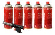 Maçarico Super Fire + 5 Gás Butano Culinária Rothenberger