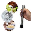 Macerador para Drinks em Aço Inox com Ponta Plástica - Profissional e Doméstico Macerador para Drinks em Aço Inox com Ponta Plástica - Profissional e Doméstico