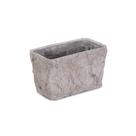 Maceta Rectangular de Cemento Cerámico Cheung, Gris