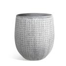 Maceta Worth Garden Gris Redonda 30.48 cm x 38.1 cm Óxido de Magnesio