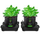 Macetas Autorriego VIVOSUN FlexFeed Paquete de 4 con Bolsas de Cultivo de 6L Macetas Autorriego VIVOSUN FlexFeed Paquete de 4 con Bolsas de Cultivo de 6L