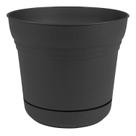 Macetero Bloem Saturn 5" con Plato, Negro, Duradero