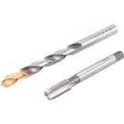 Macho Manual E 500 Dormer E Broca A 002 Hss Tin 12 Mm Para Fazer Roscas Internas Em Aço Ferro