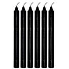 Maço 6 Velas Obaluaê Preta Preto Velho Vela Preta Umbanda