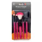 Macrilan kit com 5 pincéis rosa ref.kp3-1