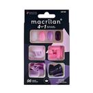 Macrilan Kit de Unhas Postiças Tamanho Médio 96 Peças - UK102