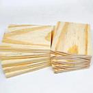 Madeira Pinus Kit Com 10 Placas 20x15x2,5 Artesanatos