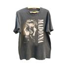 Madonna Camisa Madonna Graphic Tour Camiseta de algodão carvão unissex verão novos homens e mulheres