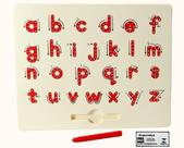 Mag Pad Letras Braskit Lousa Magnetica Placa com Caneta Coordenacao Motora Brinquedo Educativo