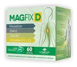 Magfix D - Magnésio, Zinco, Cálcio, D3, K2 - 60 caps