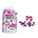 Magic Block Menina 300 Peças - Simoplast Magic Block Menina 300 Peças - Simoplast