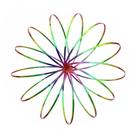 Magic Toy Arm Slinky Flippy Flux Flow Rings Spinner