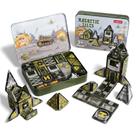 Maginoo Kit de 42 Peças de Blocos Magnéticos Mini Base Militar Brinquedo STEM
