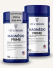Magnésio 350mg concentrado Bisglicinato, Dimalato E Citrato 180 Cápsulas Kit 2x