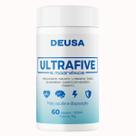 Magnésio 5 Mag Ultra Five Concentrado com Bisglicinato, malato, Ltreonina, óxido, cloreto, taurato, 60 Cápsulas